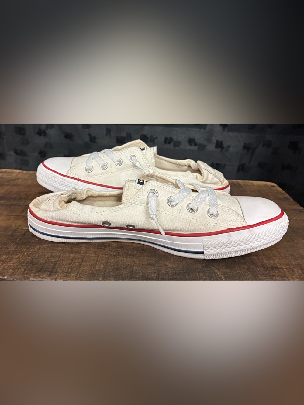 Converse Chuck Taylor All Star Shoreline Slip-On Sneakers White Canvas - Picture 6 of 6